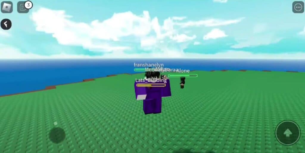 Screenshot of Roblox Fling script gameplay